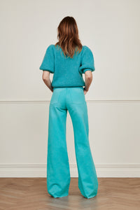 Eva wide leg trousers | Tyrol Turquoise