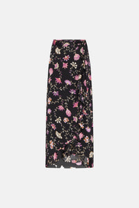 Bobo Frill Cato Skirt | Black/Loving Lilac