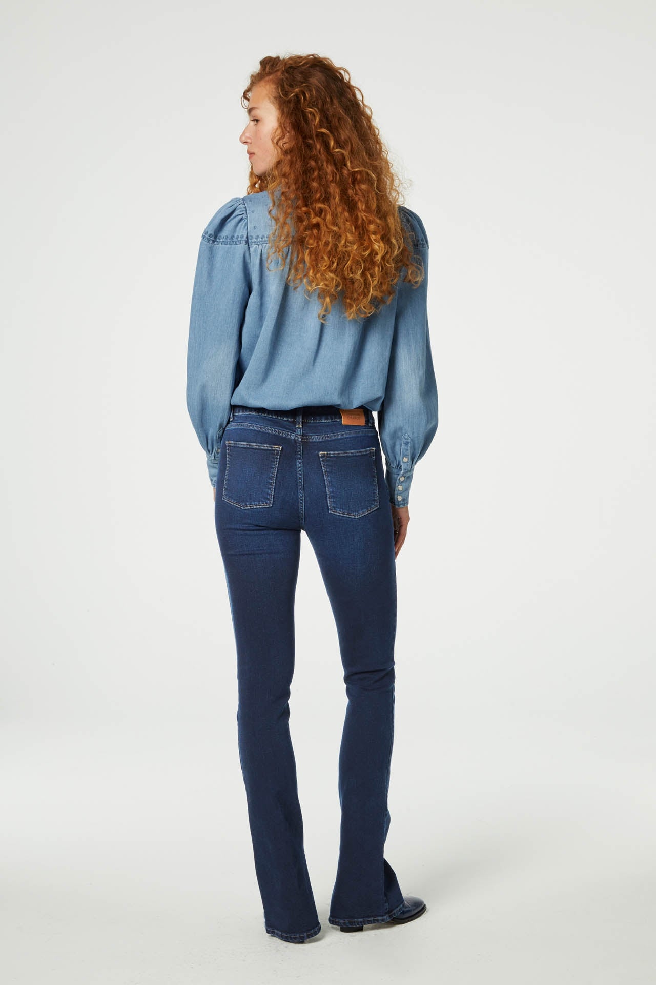 Baker Blouse | Light Medium Wash