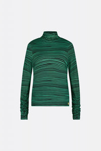Jade Top | Black/Feeling Green
