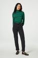 Jade Top | Black/Feeling Green
