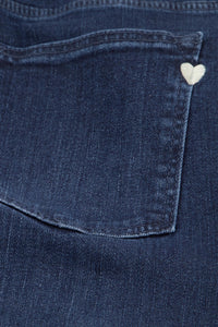 Eva Extra Flare Embro | Dark Wash