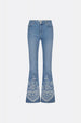 Eva Extra Flare Embro | Light Medium Wash