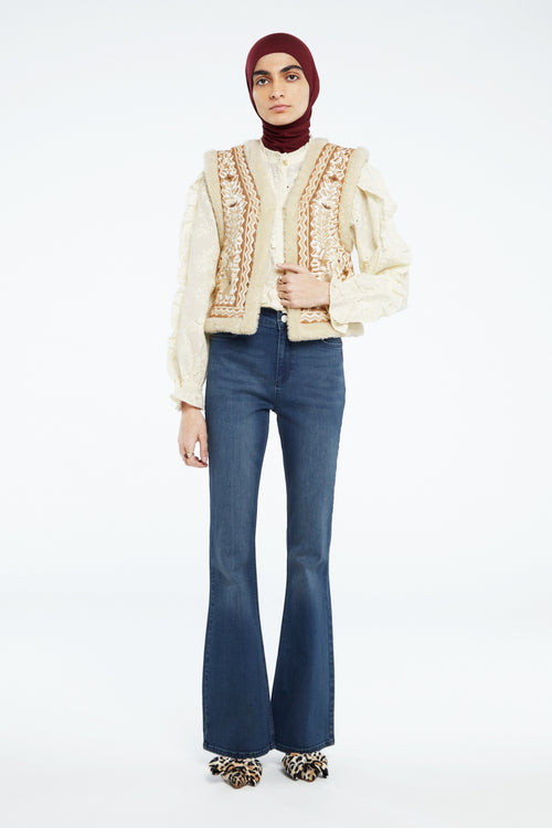 Eva Flare | Medium Wash