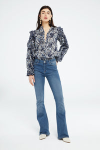 Eva Flare | Light Medium Wash