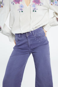 Eva Wide Leg | Dusty Lovender