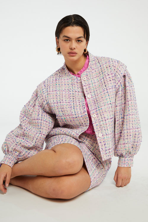 Carter Jacket | Bubble Gum Pink