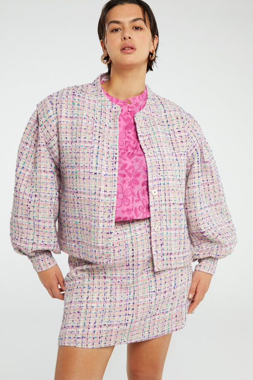 Carter Jacket | Bubble Gum Pink