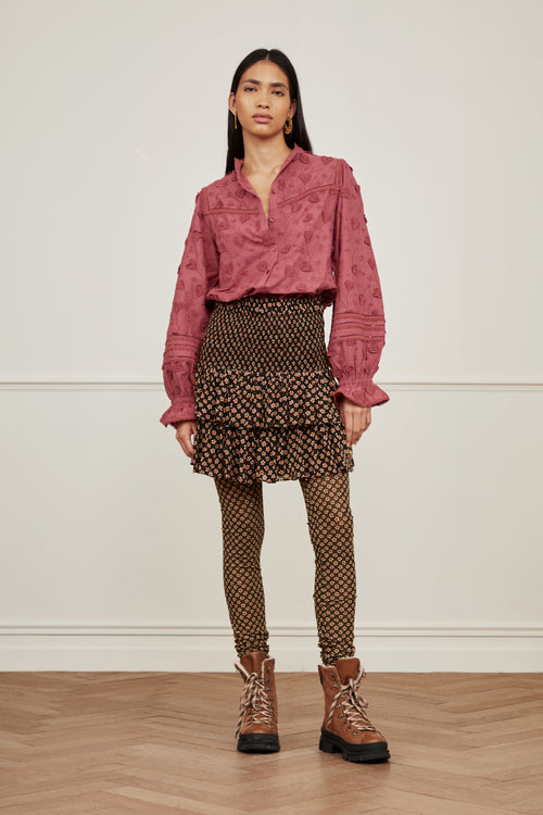 Monique Leggings | Black/Crazy Clay