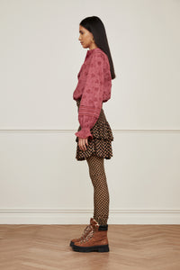 Monique Leggings | Black/Crazy Clay