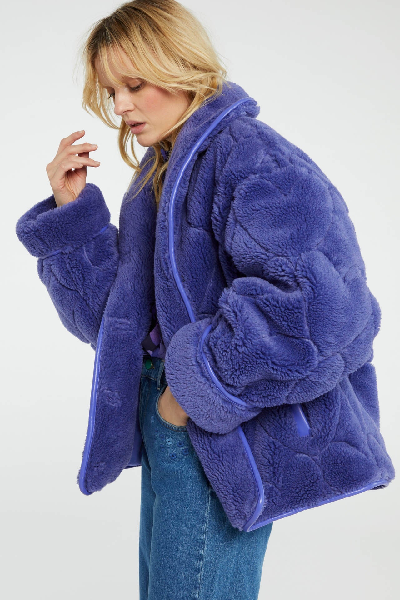 Merlin Jacket | Poppy Purple Melange