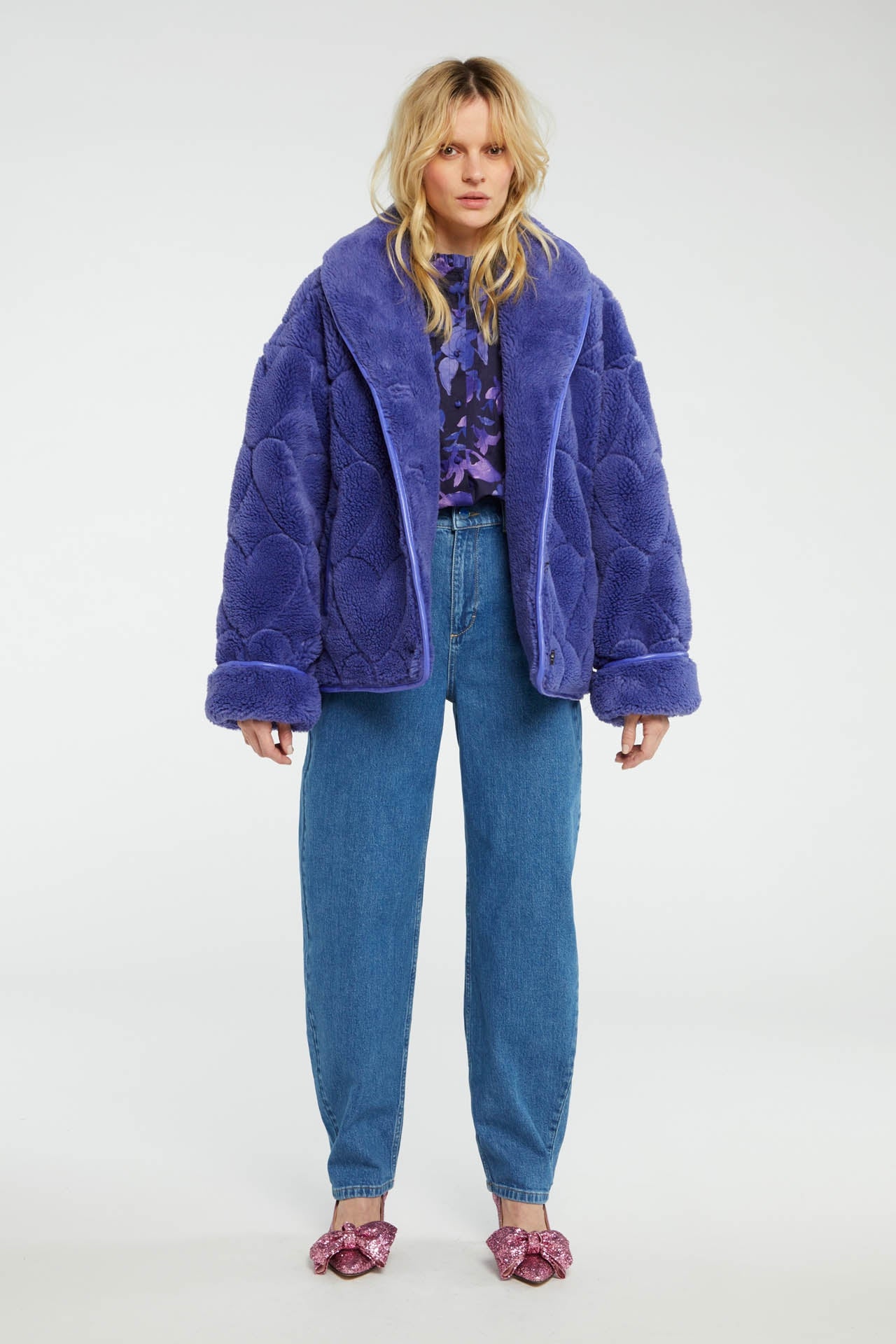Merlin Jacket | Poppy Purple Melange – Fabienne Chapot