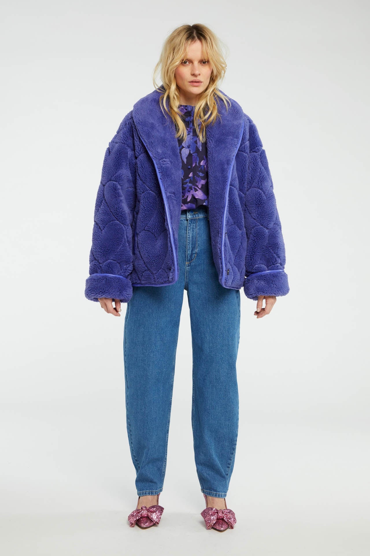 Merlin Jacket | Poppy Purple Melange