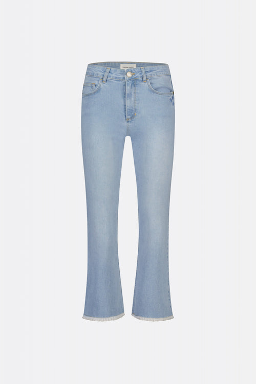 Lizzy Cropped Flare | Light Wash