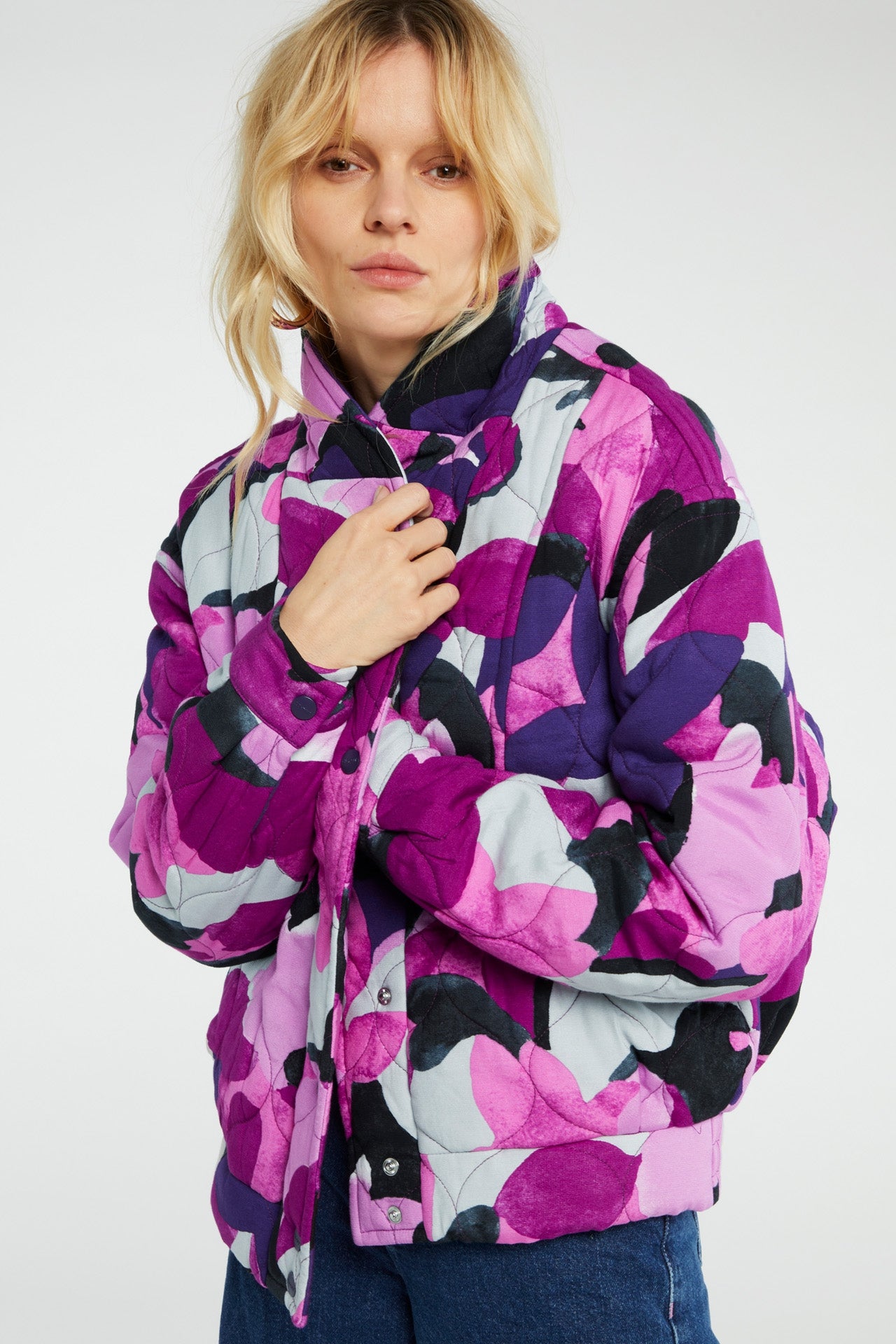 Quincy Jacket | Bubble Gum Pink/Mist