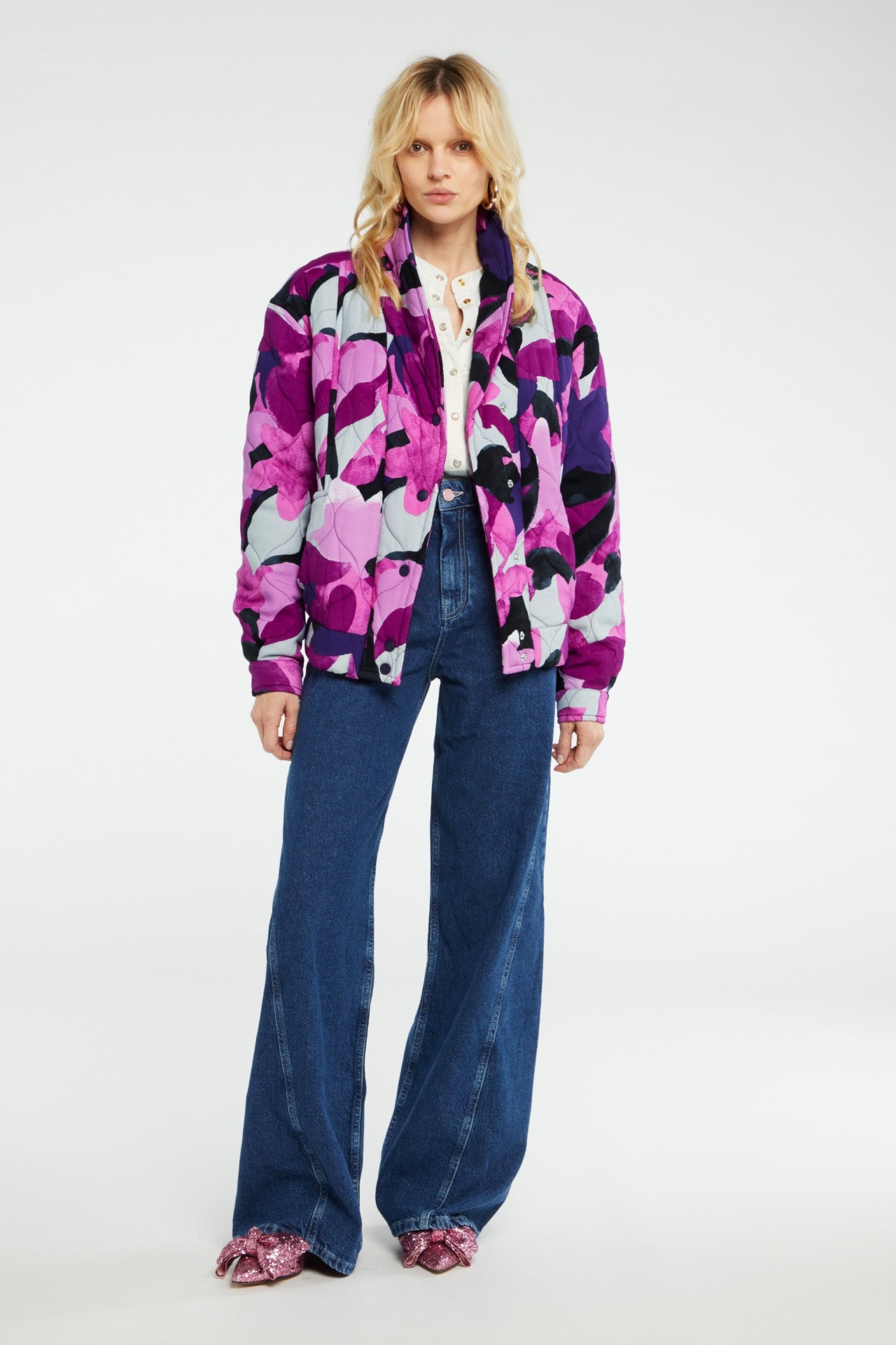 Quincy Jacket | Bubble Gum Pink/Mist