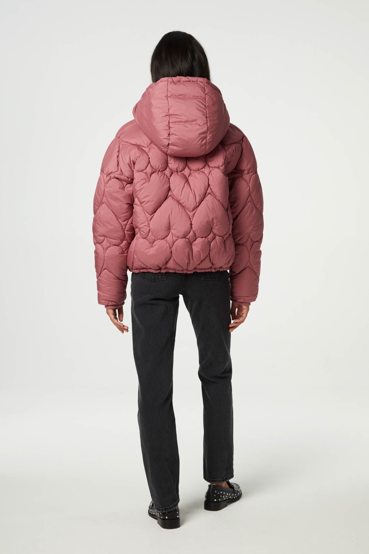 Prisca Short Puffer | Dirty Pink