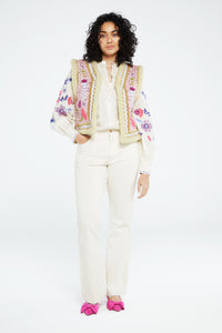 Pleunie  Bootleg | Cream White