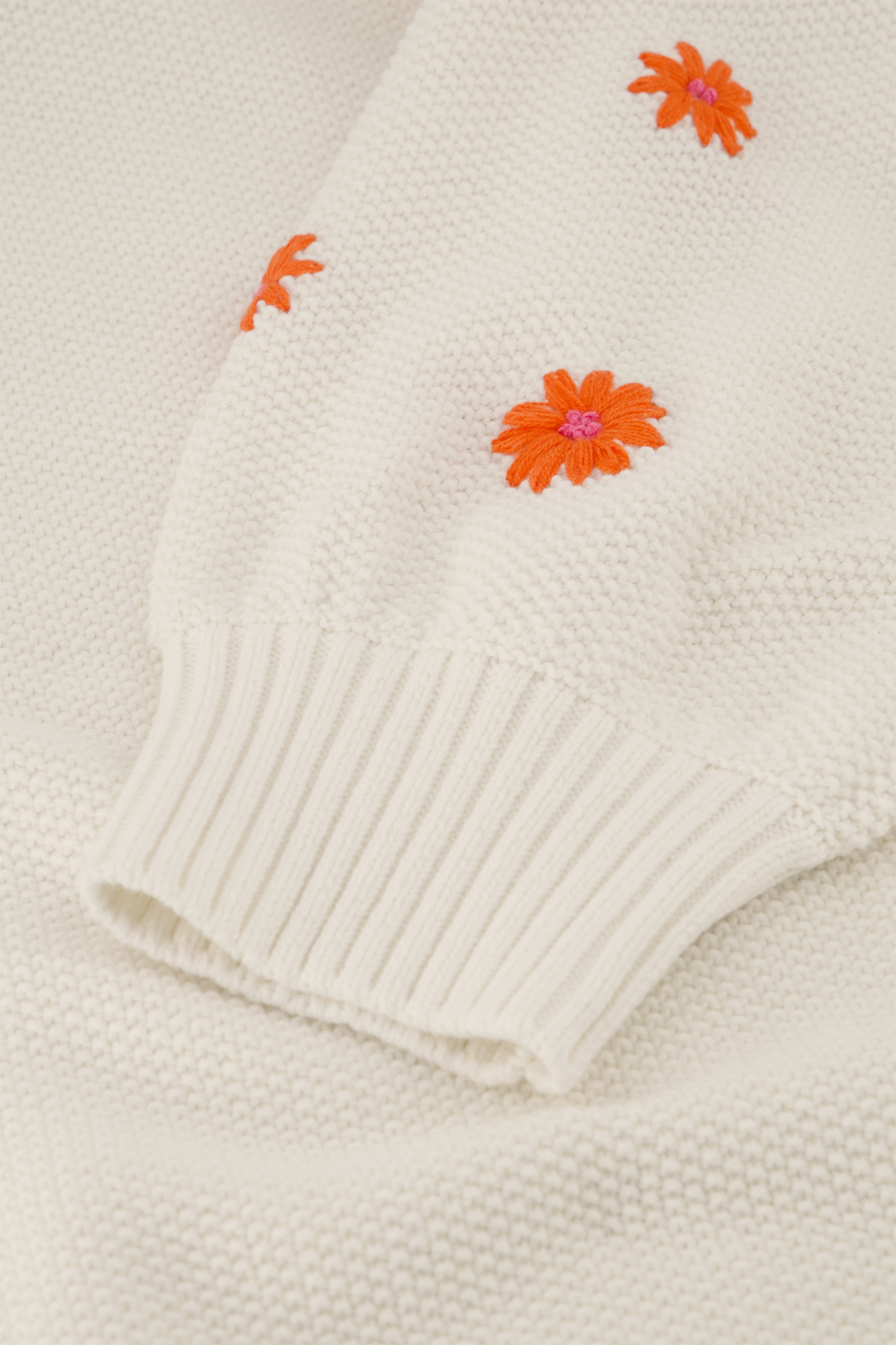 Rice Pullover Cream White Fabienne Chapot