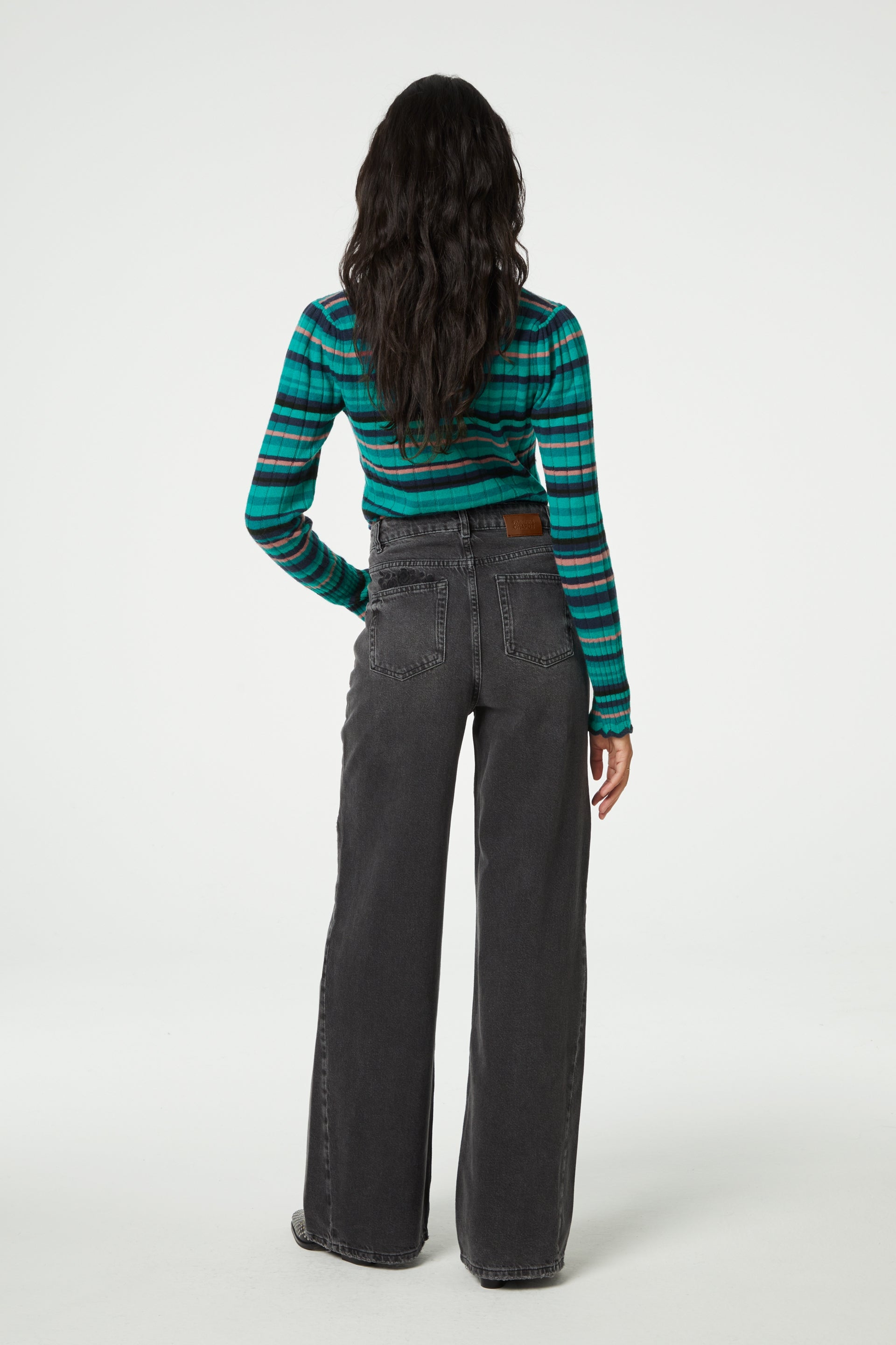 Bonnie Wide | Dark Vintage Black D