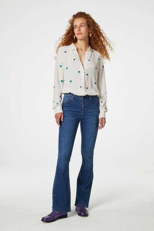 Eva Flare | Medium Wash