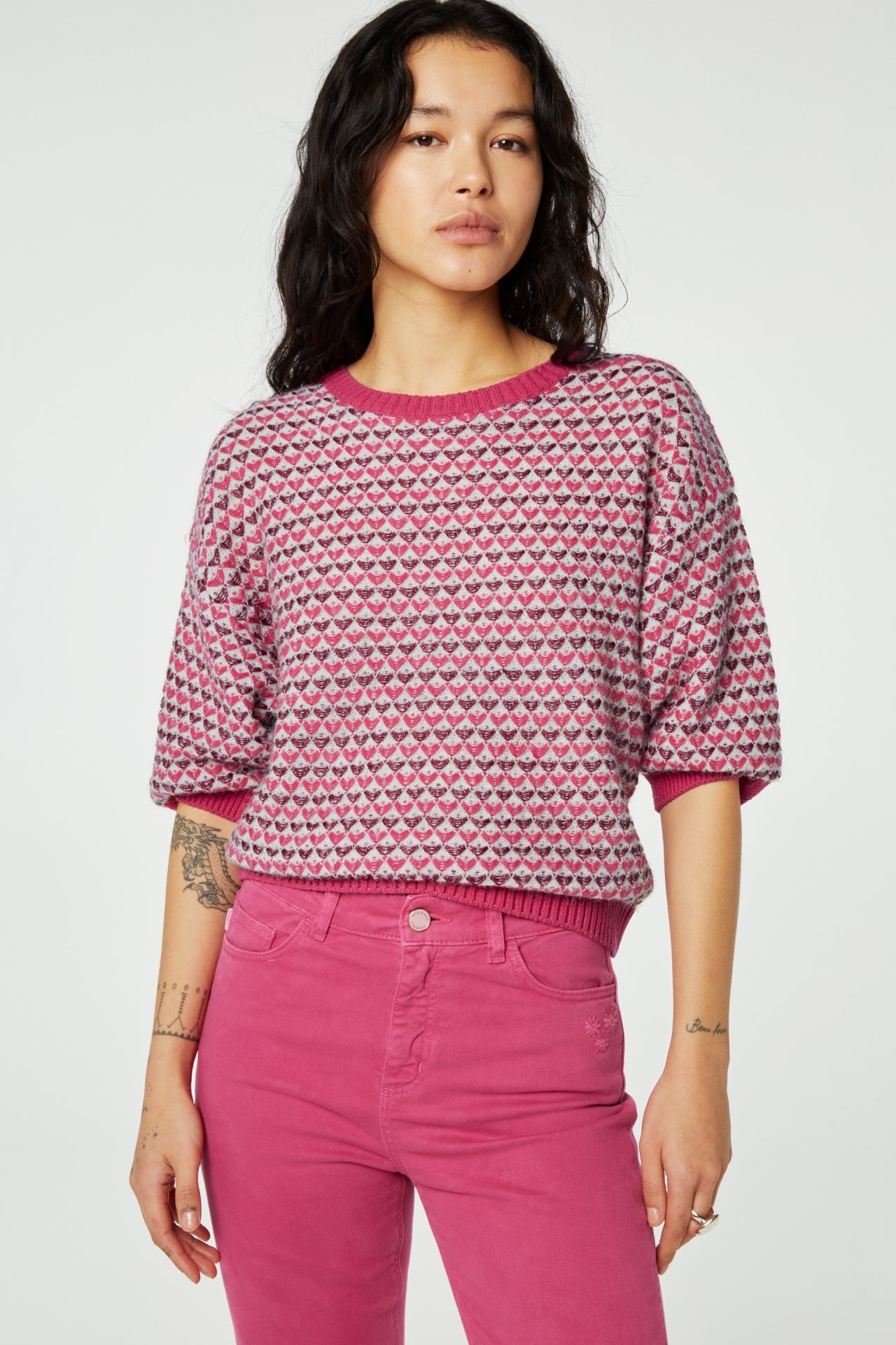 Rose Pullover | Pink Candy