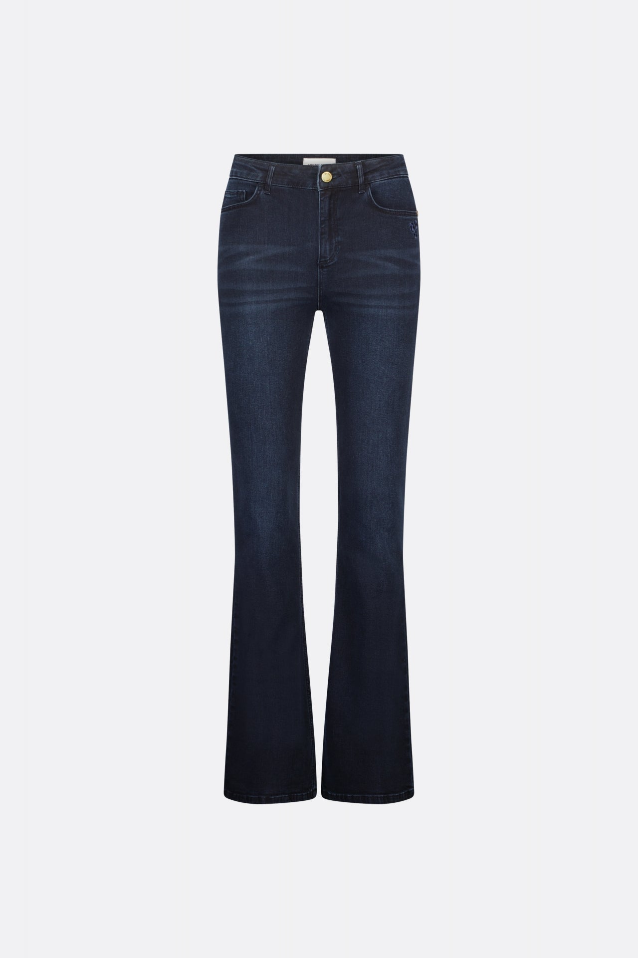 Eva Flare | Dark Medium Denim