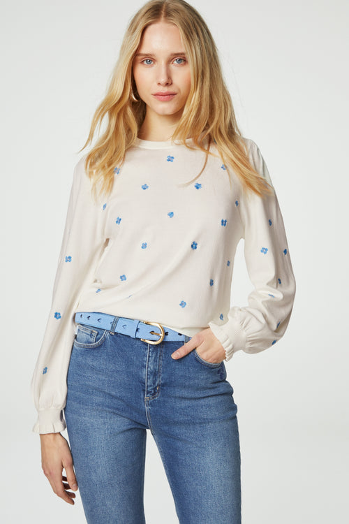 Holly Pullover | Cream White
