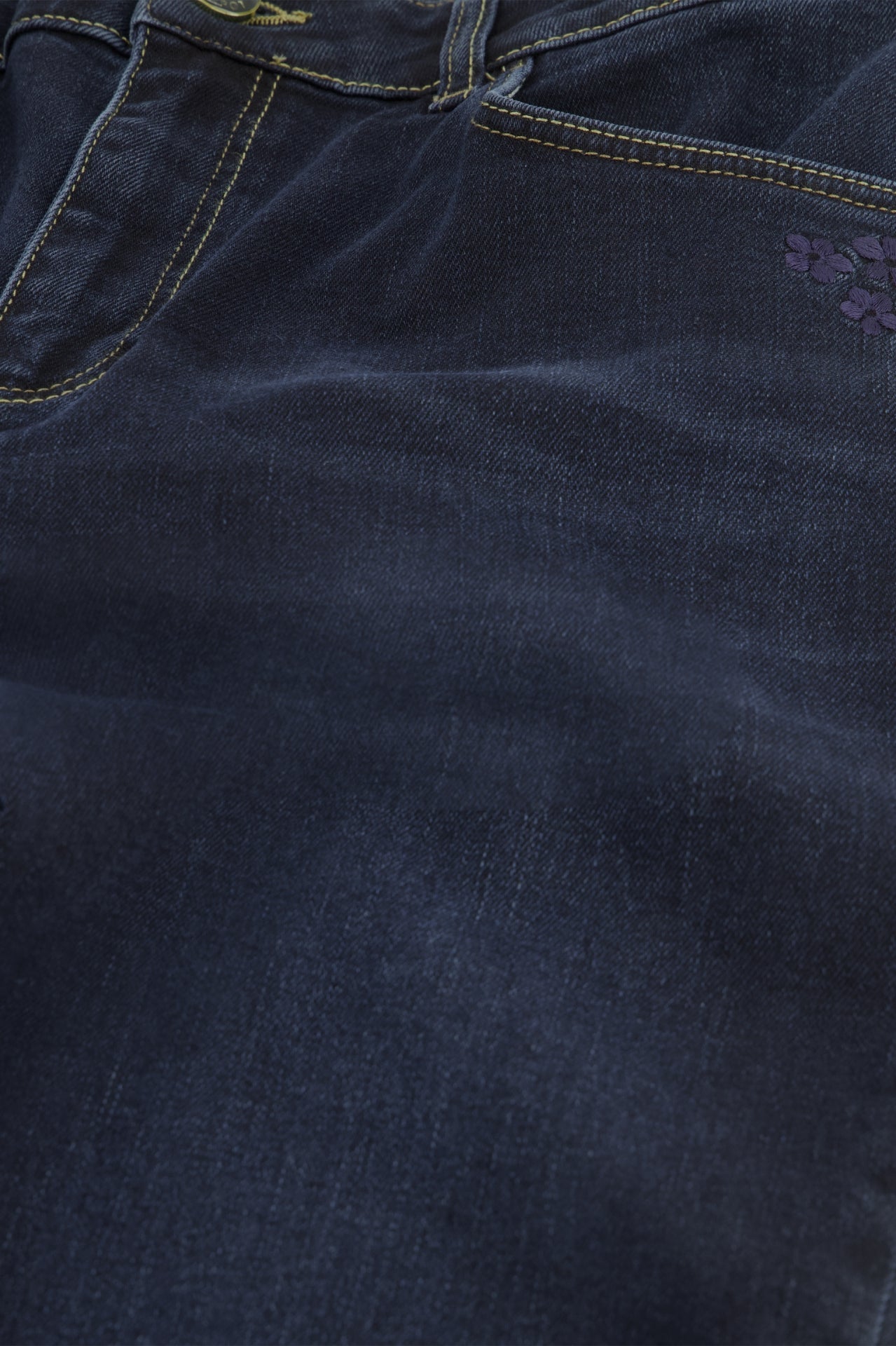Eva Slim Split | Dark Medium Denim