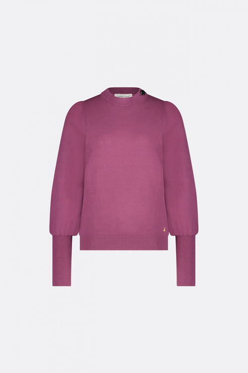 Beatrice Pullover | Aubergine