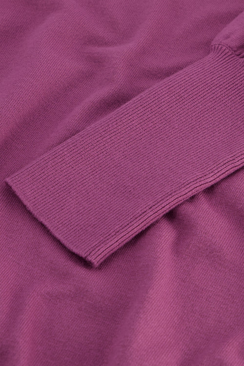 Beatrice Pullover | Aubergine
