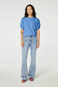Molly Twist Pullover | Cornflower Blue