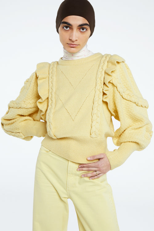 Braidy Pullover | Lemon Sorbet