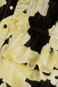 Ferdi Blouse | Black/Lemon Sorbet