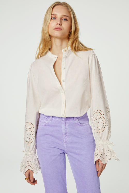 Clarissa Blouse | Cream White