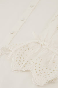Clarissa Blouse | Cream White