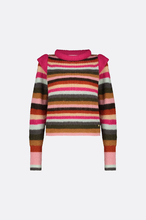 Rainbow Pullover | Mountain Green/Orang