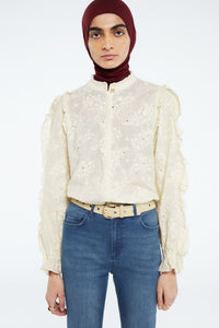 Fien Blouse | Warm White
