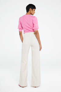 Lillian Short Sleeve Pullover | Pink Candy