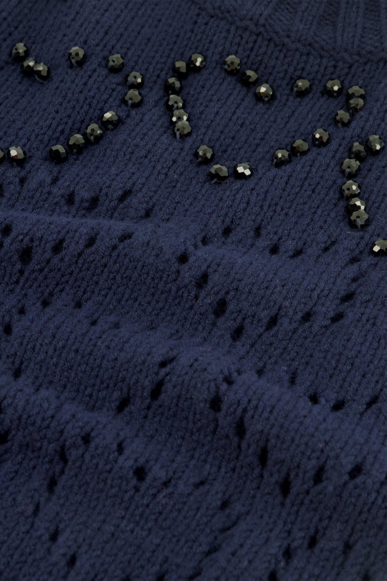 Diana Beads Pullover | Navy