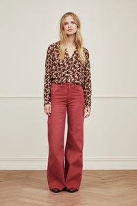 Liv Blouse | Creme Brulee/Ra Ra R