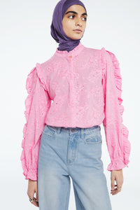 Fien Blouse | Pink Candy