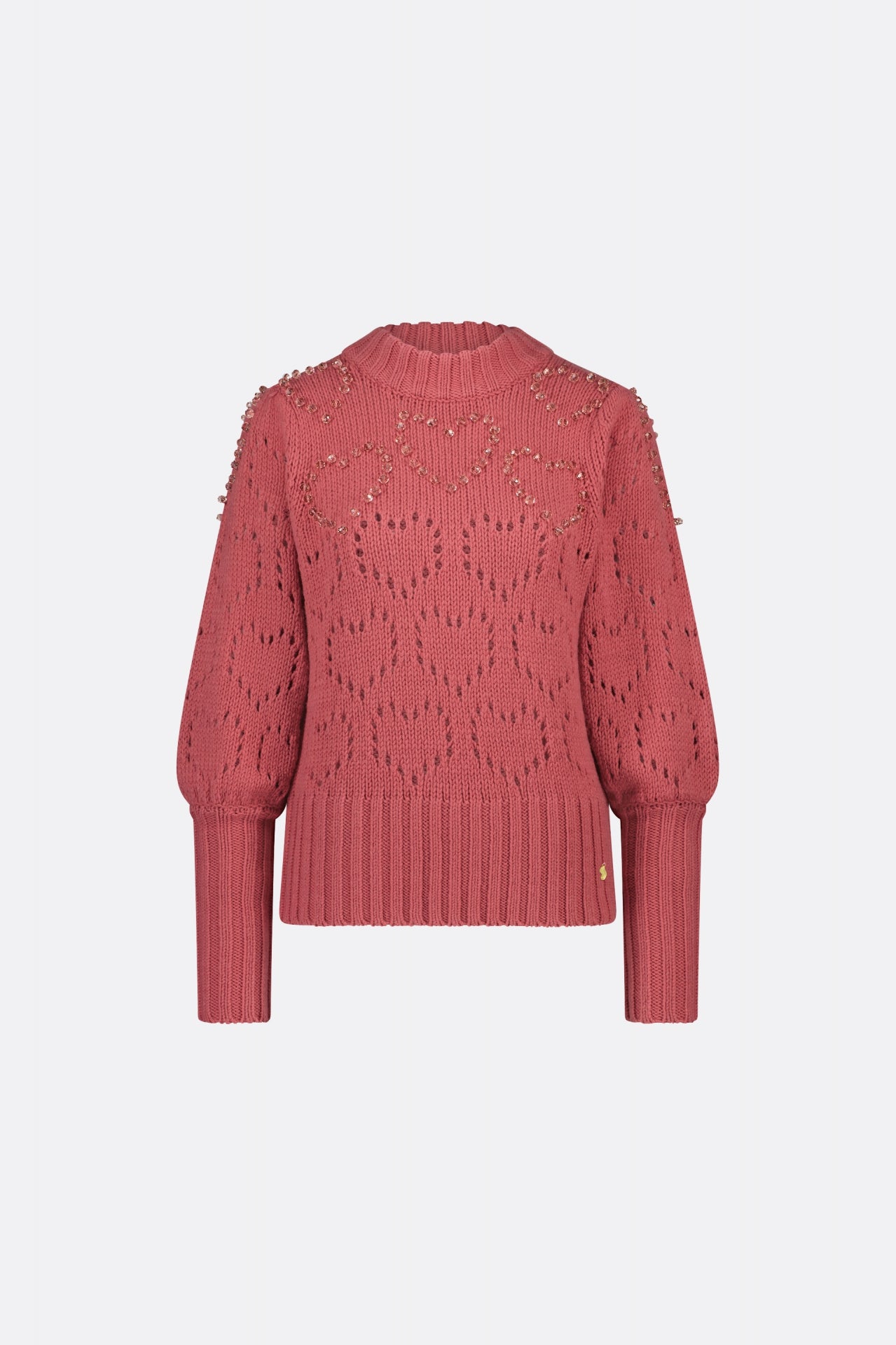Diana Beads Pullover | Dirty Pink