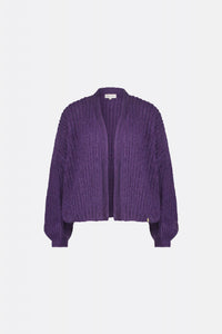Harper Cardigan | Eggplant