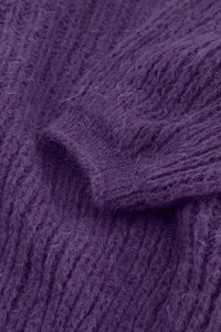 Harper Cardigan | Eggplant