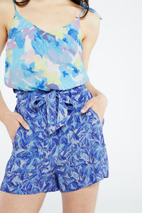Olivia Shorts | Pool Blue/Caribbean