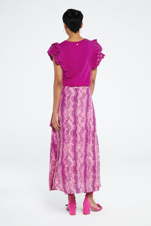 Bobo Skirt | Apricot/Magic Magent