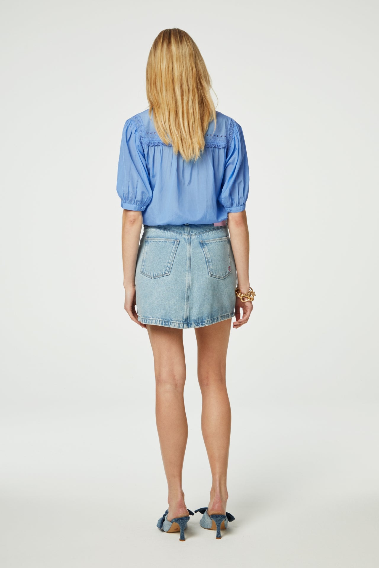 Patty Skirt | Faded Light Blue