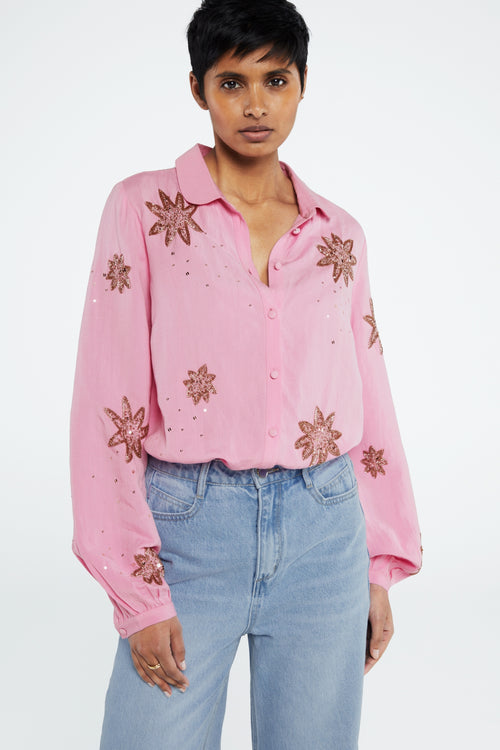 Fleur Blouse | Pink Candy