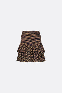 Mary Skirt | Black/Crazy Clay